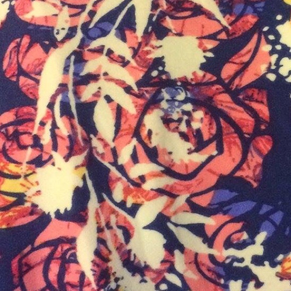 OS Rose Purple/Pink LuLaRoe Leggings - NWOT - Picture 2 of 3